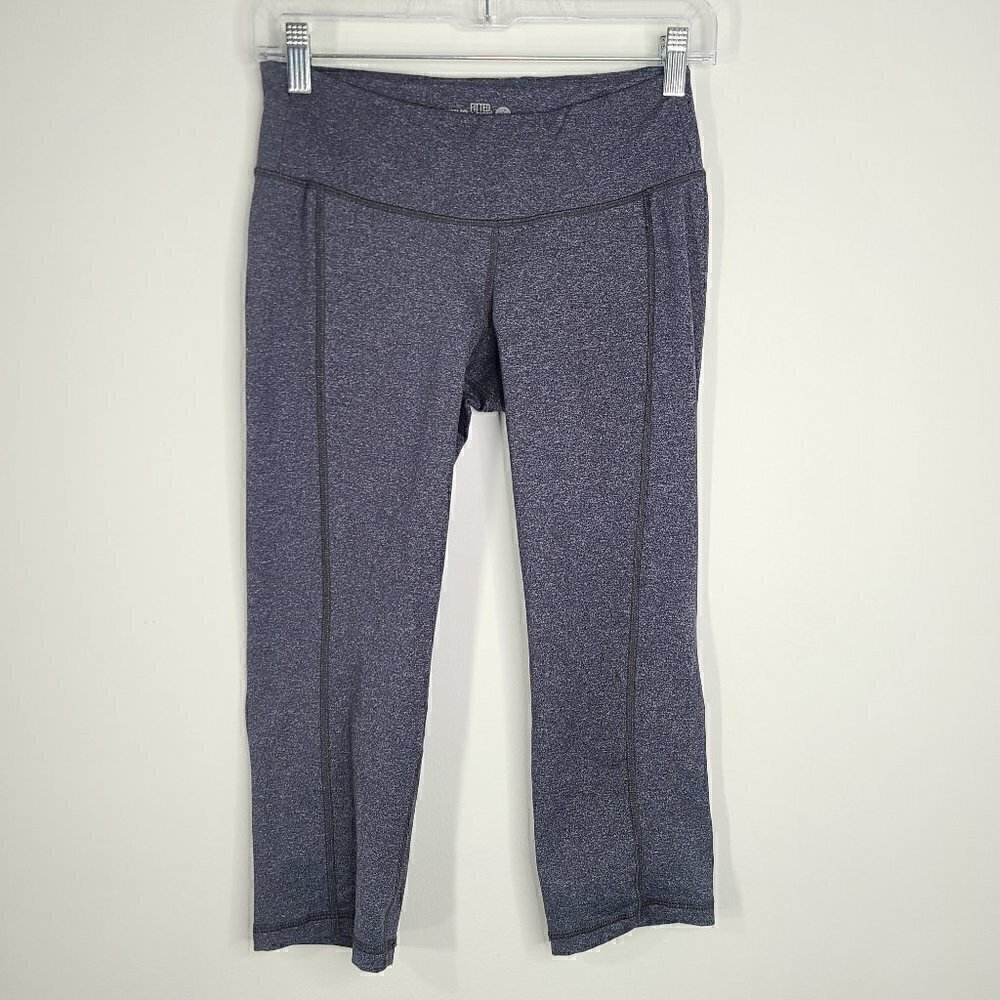 4/$25 Old Navy Heathered Gray Capri Workout Leggings
